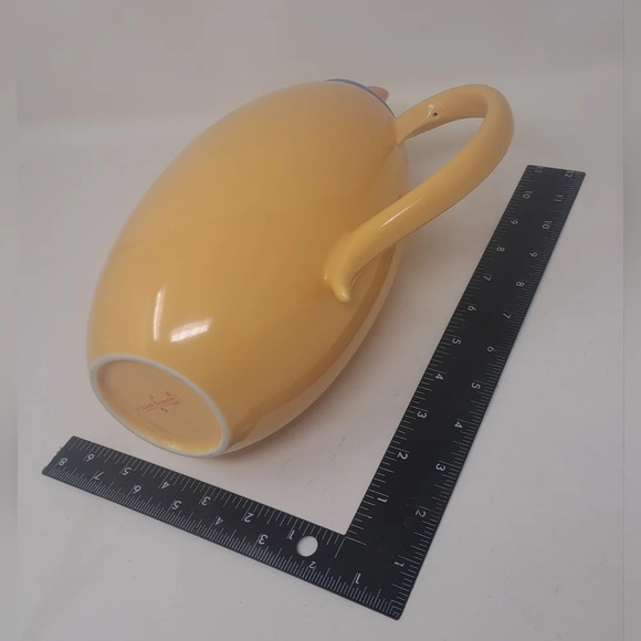 Lindt Stymeist Coffee Pot Teapot Colorways Blue Oval Japan Vintage 80s 90s - Picture 10 of 11